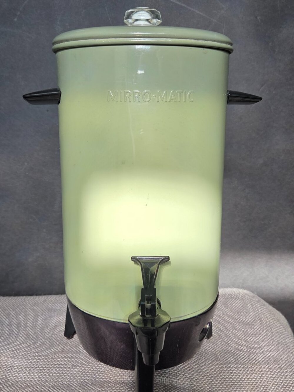 Mirro Avacado 22 Cup Coffee Percolator Complete Tested!